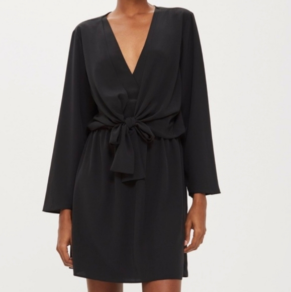 tiffany knot mini dress topshop
